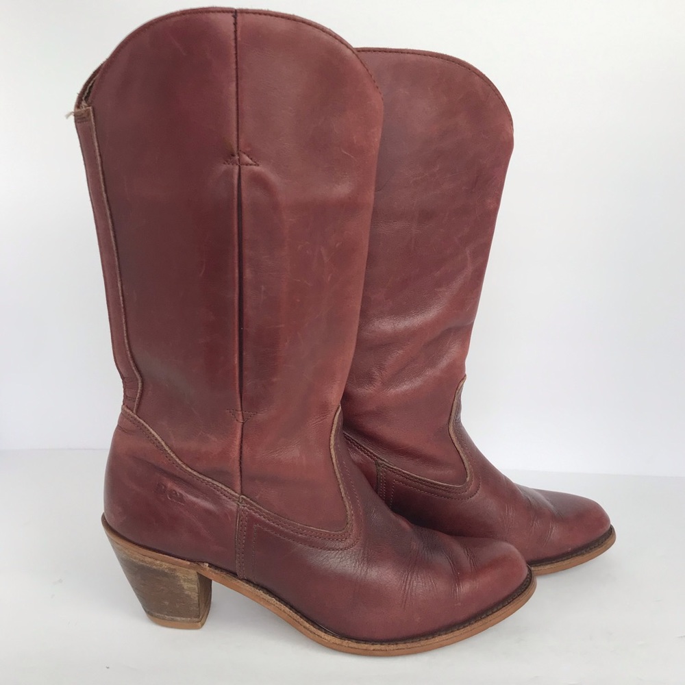 Dexter Women's Heeled Boots in Rich Brown